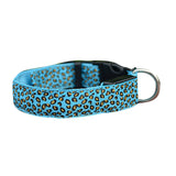 Leopard Spots Luminous Led Fluorescent Dog Collar